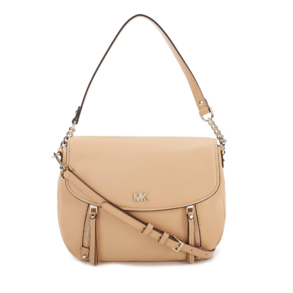 Evie Medium Pebbled Leather Shoulder Bag